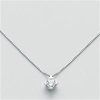 Collana Miluna Donna in Oro bianco Diamante 0.08 Ct CLD4125-008G7 - CLD4125-008G7